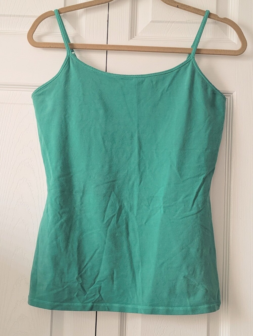 ~EXPRESS~ BEST LOVED GUMBY GREEN BRA SHELF STRETCHY CAMI TANK TOP
